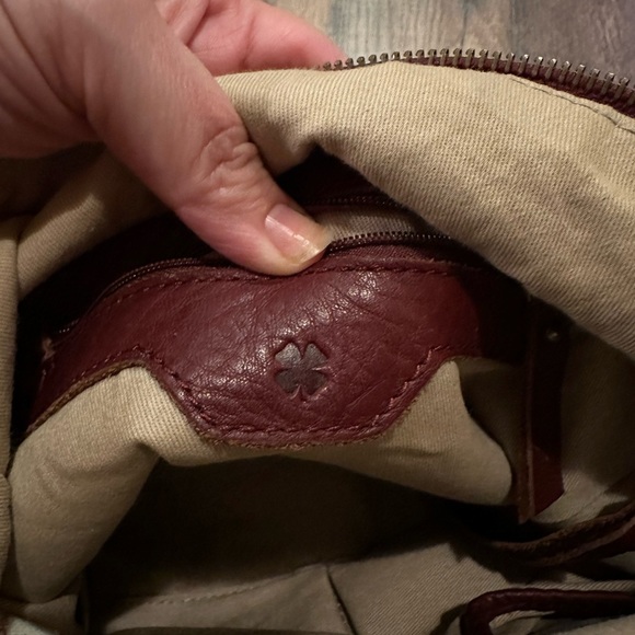 Lucky Brand Deep Red Boho Leather Crossbody - Picture 10 of 14